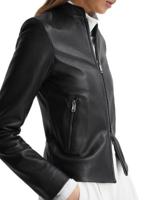 Allie Leather Biker Jacket