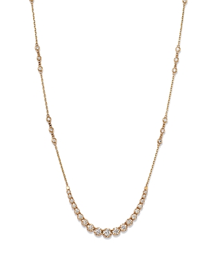 Bloomingdale's Diamond Graduated 17 Collar Necklace In 14k Yellow Gold, 2.25 Ct. T.w. - 100% Exclusive