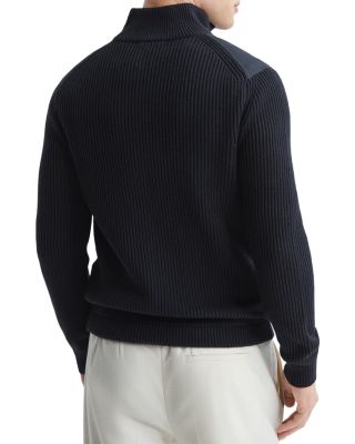 Trainer Mixed Media Zip Jacket