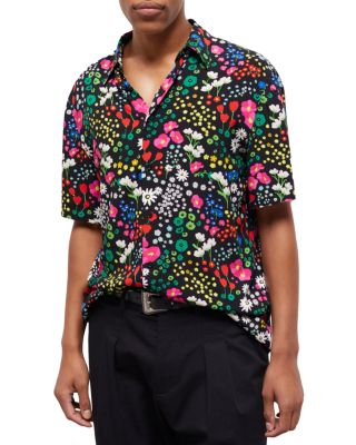 The Kooples Joyful Flowers Floral Print Comfort Fit Button Down Shirt ...