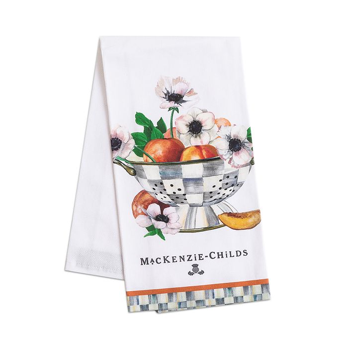 Mackenzie-Childs - Peaches and Anemones Dish Towel