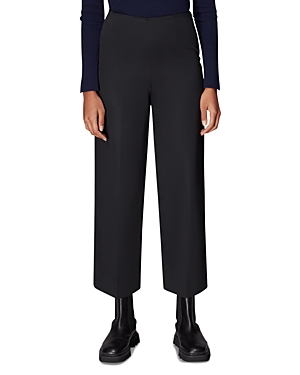 Shop Whistles Katie Cropped Pants In Navy