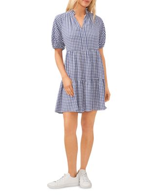cece short sleeve babydoll dress Puff Sleeve Babydoll Lace Minidress (Women)