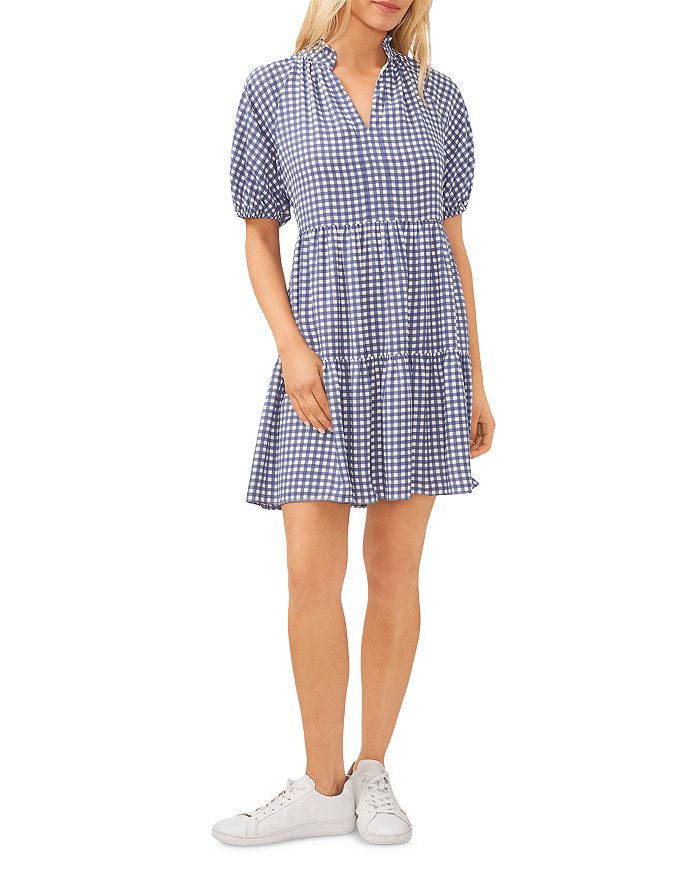 CeCe Gingham Babydoll Dress Bloomingdale's