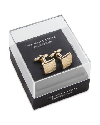 Textured Pattern Square Cufflinks - Exclusive