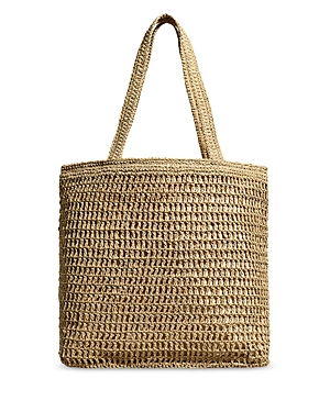 Madewell The Small Transport Straw Crossbody In Desert Dune