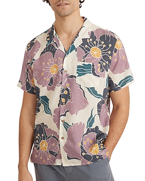 Marine Layer Floral Print Camp Shirt