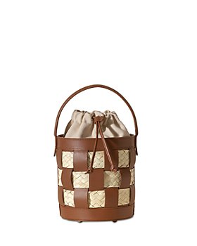 HEREU - Galleda Small Basketweave Bucket Bag