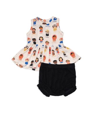 Angel Dear Zip Peplum Hoodie II Best Friend Dogs Pink