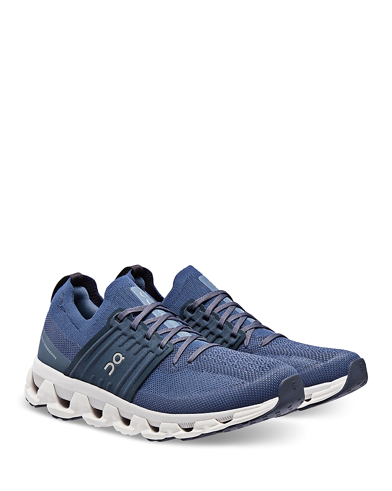 ON MEN'S CLOUDSWIFT 3 LACE UP RUNNING SNEAKERS