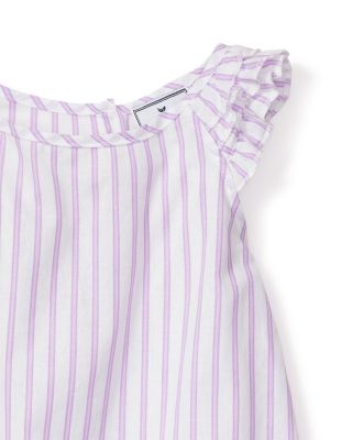 Girls' Lavender French Ticking Amelie Short Set - Baby, Little Kid, Big Kid