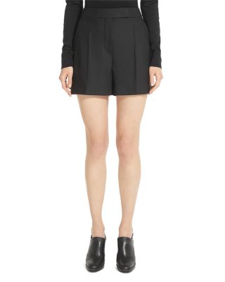 Max Mara Amato Wool, Mohair & Silk-blend Short In Black