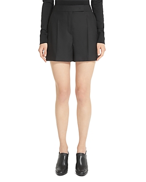 Max Mara Amato Wool, Mohair & Silk-blend Short In Black
