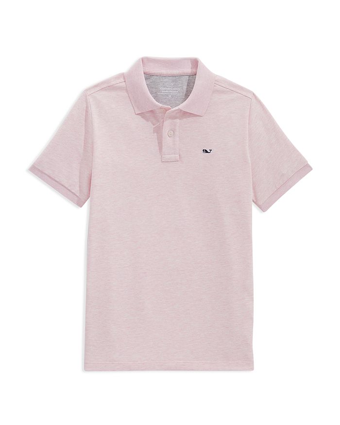 Vineyard Vines Boys' Edgartown Polo Shirt - Little Kid, Big Kid In Pink Cloud Solid