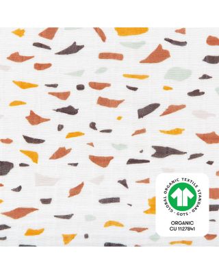 Mini Crib Sheet in GOTS Certified Organic Muslin Cotton