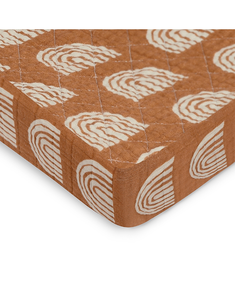 Babyletto Quilted Changing Pad Cover in Gots Certified Organic Muslin Cotton
