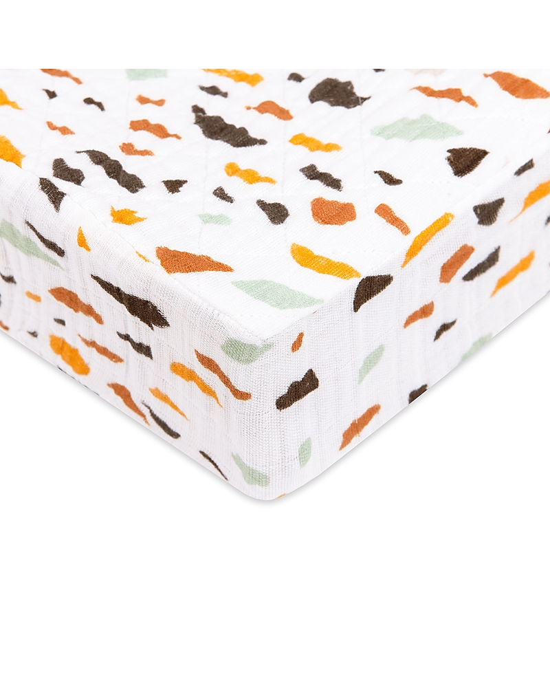 Babyletto Quilted Changing Pad Cover in Gots Certified Organic Muslin Cotton