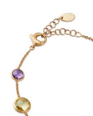 18K Yellow Gold Jaipur Multi Gemstone Bracelet