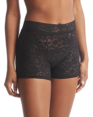 Hanky Panky Women's Daily Lace Boxer Briefs In Black