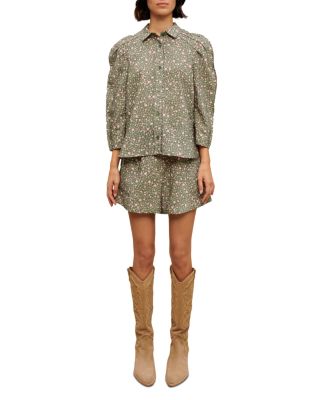 Maje - Cakita Rosebud Print Shirt