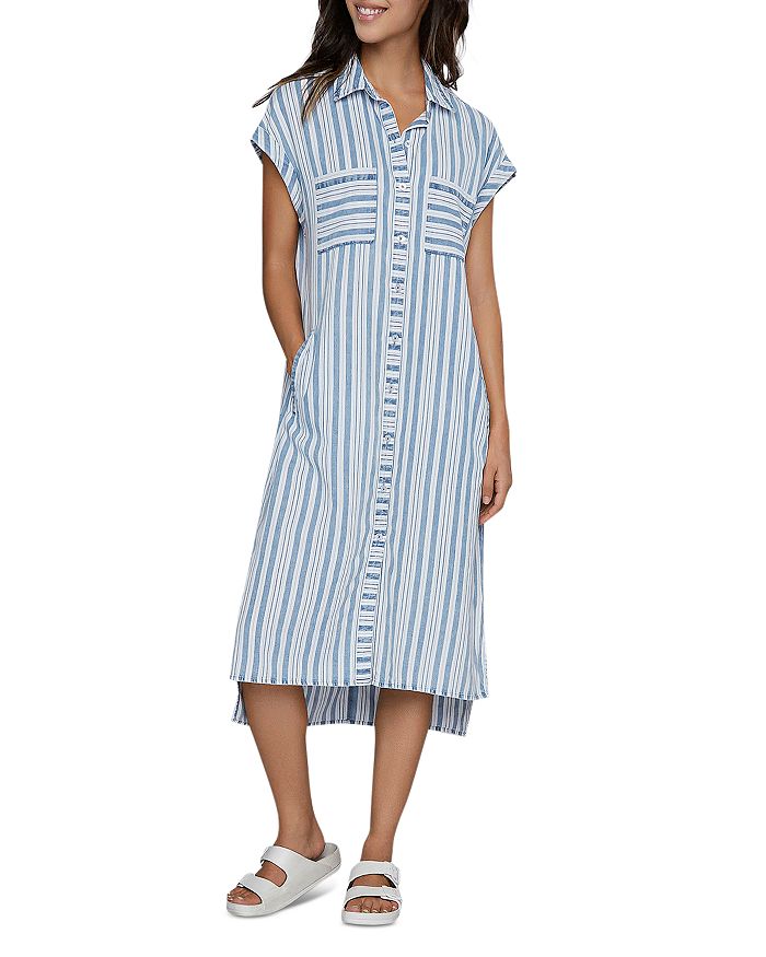 Billy T Denim Striped Shirt Dress | Bloomingdale's