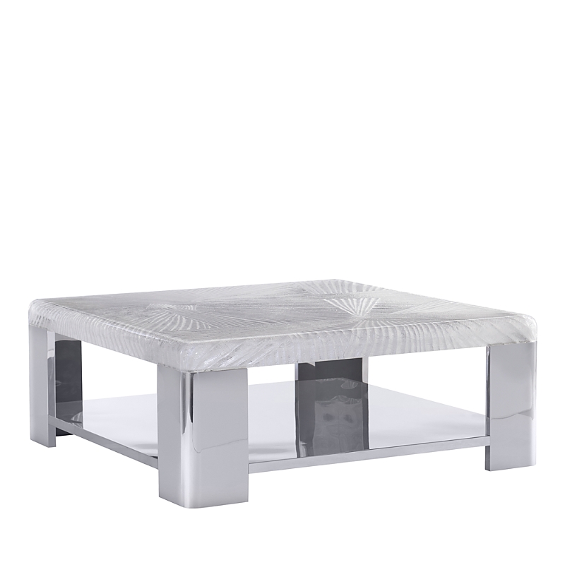Bernhardt Aura Cocktail Table In Gray