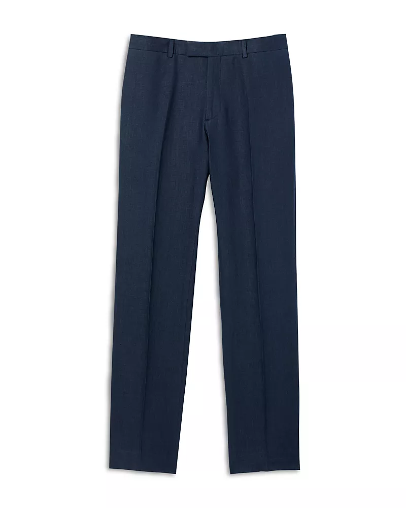 Sandro Slim Fit Linen Pants