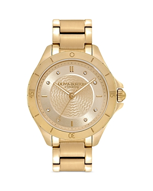 Shop Olivia Burton Sports Luxe Watch, 36mm In Gold