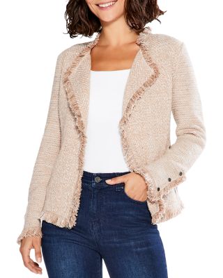 Nic + Zoe Fringe Worthy deals Knit Jacket