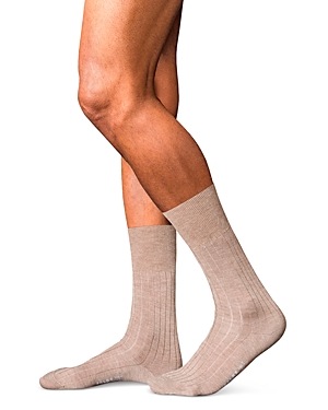 Falke No.2 Cashmere & Nylon Dress Socks In Pebble Mix