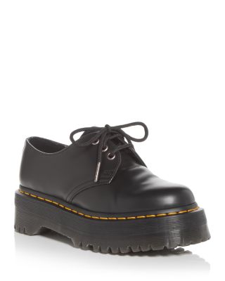 DR. MARTENS Black Quad 1461 Platform shops Derbys New no box