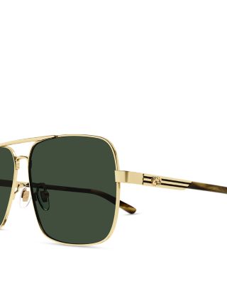 Gucci Archive Details Squared Sunglasses, 62mm | Bloomingdale's