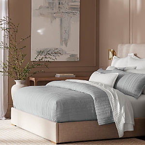 BOLL & BRANCH BOIL & BRANCH SIGNATURE STRIPE QUILT SET, FULL/QUEEN