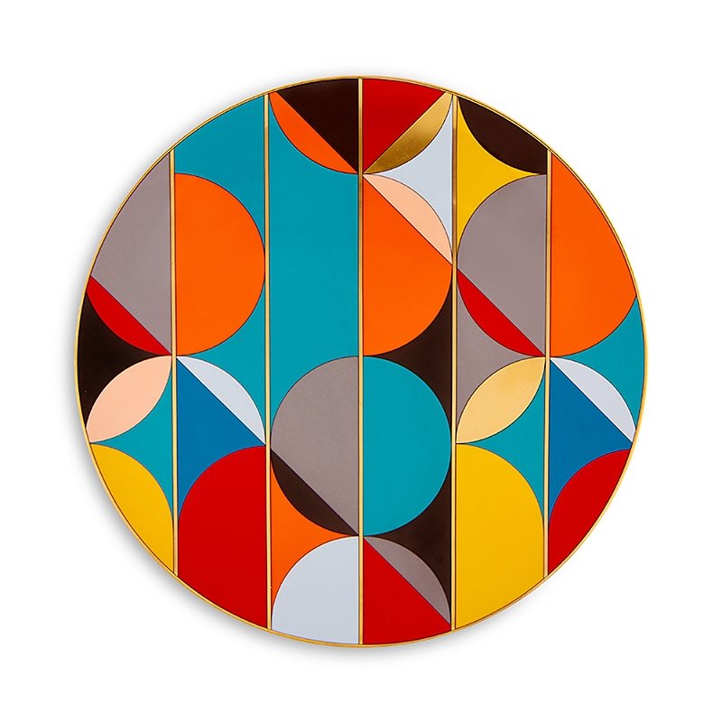 Vista Alegre Futurismo Charger Plate In Multi
