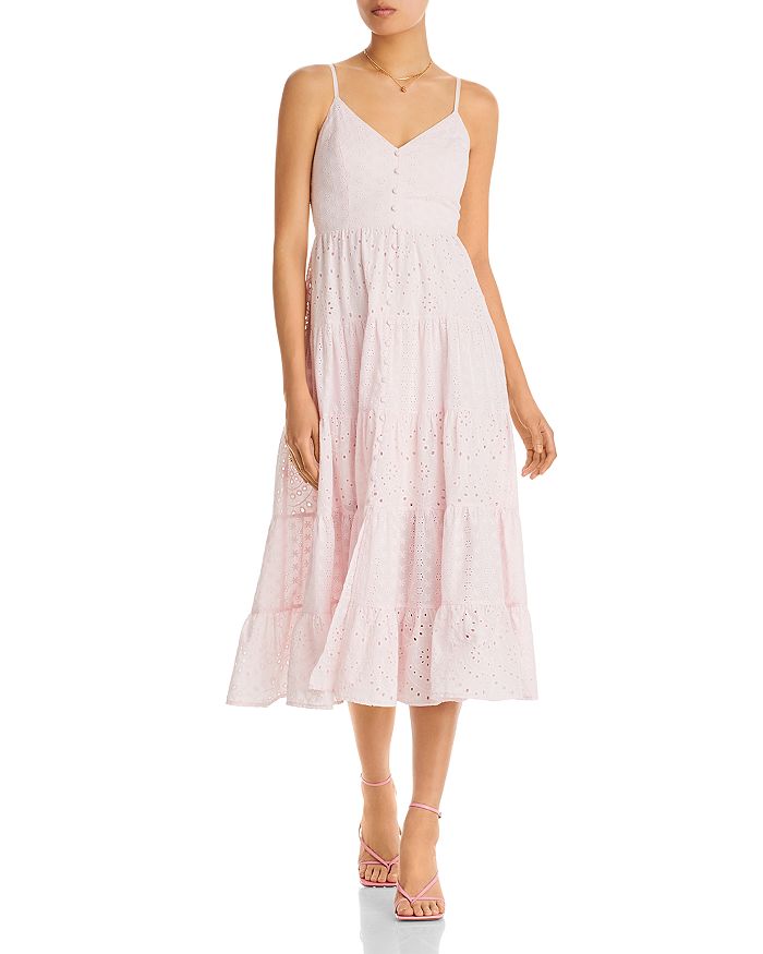 AQUA Tiered Eyelet Dress - 100% Exclusive | Bloomingdale's