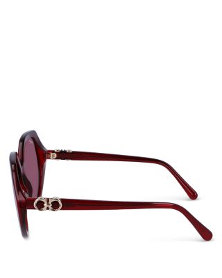 Gancini Geometric Sunglasses, 58mm