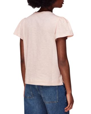 Cotton Frill Sleeve Tee