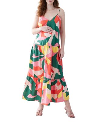fashion nova corset dress Oversized Linen Maternity Dress with Short Sleeves and Pockets from  NikkaPlace