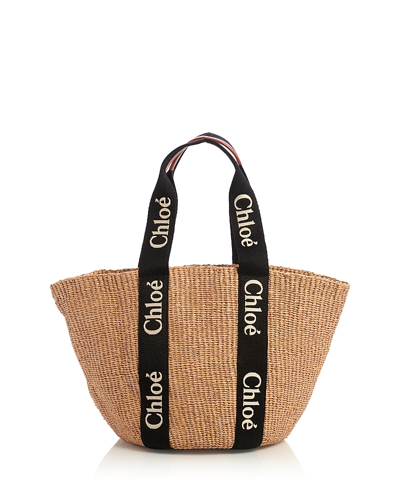 Chloe Woody Large Basket Tote