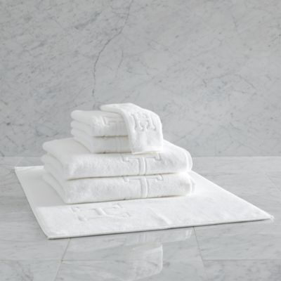 Auberge Monogrammed Letter Towel Collection