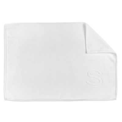 Matouk Auberge Monogrammed Letter Towel Collection - Tub Mat, S
