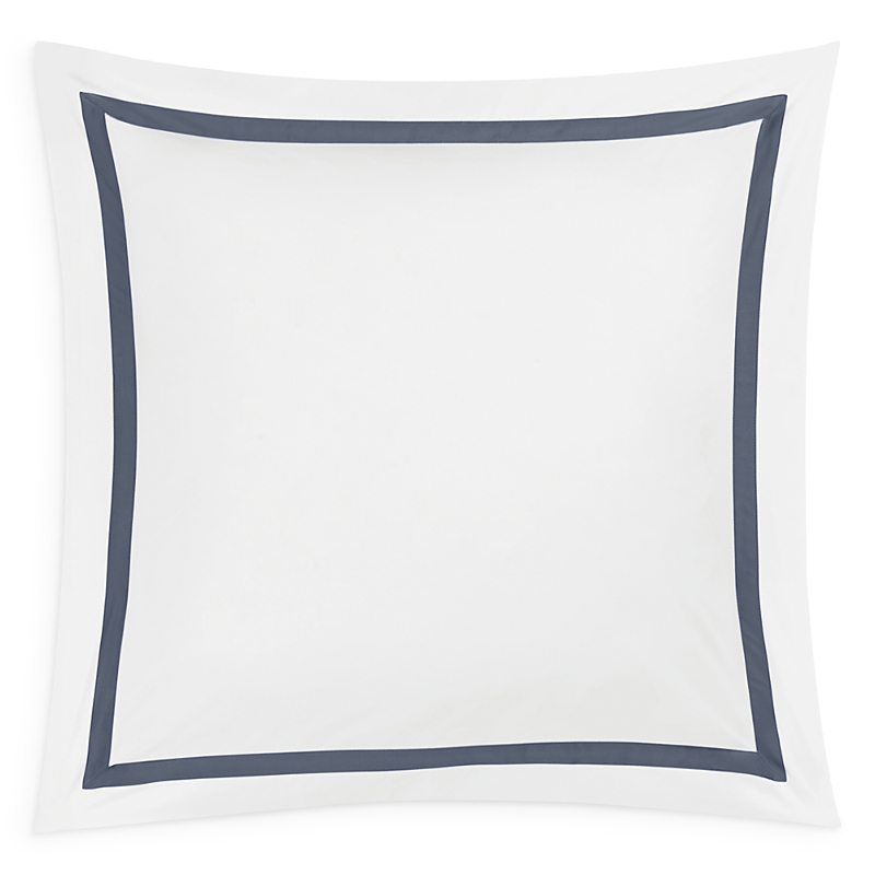 Matouk Lowell Euro Sham In Steel Blue