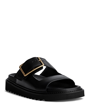 ZADIG & VOLTAIRE WOMEN'S ALPHA CECILIA BLACK SLIDE SANDALS