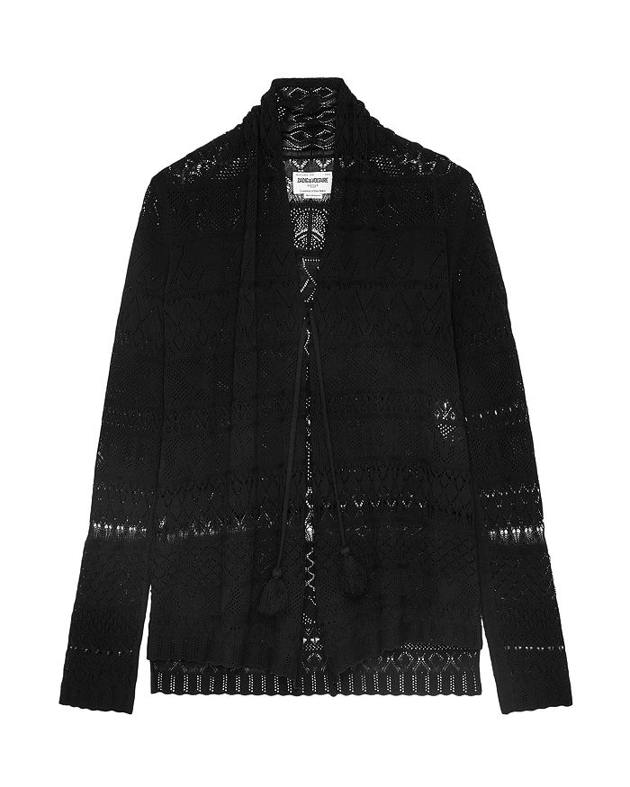 Zadig & Voltaire Isao Pointelle Cardigan | Bloomingdale's