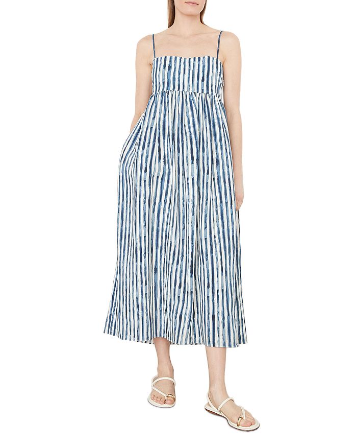 Vince Painterly Stripe Midi Dress | Bloomingdale's