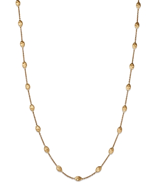 Marco Bicego 18K Yellow Gold Siviglia Small Textured Bead Collar Necklace, 16-17.5