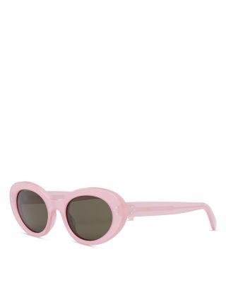 Celine Acetate Cat-eye Sunglasses In Pink/gray Solid