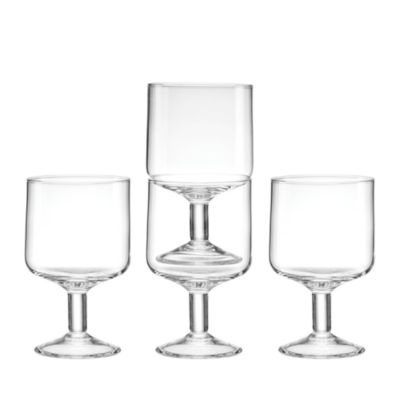 Tuscany Classics Stackable Stem Wine Glasses, Set of 4 