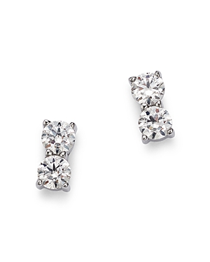 Bloomingdale's Diamond Double Stud Earrings in 14K White Gold, 0.25 ct. t.w. - 100% Exclusive