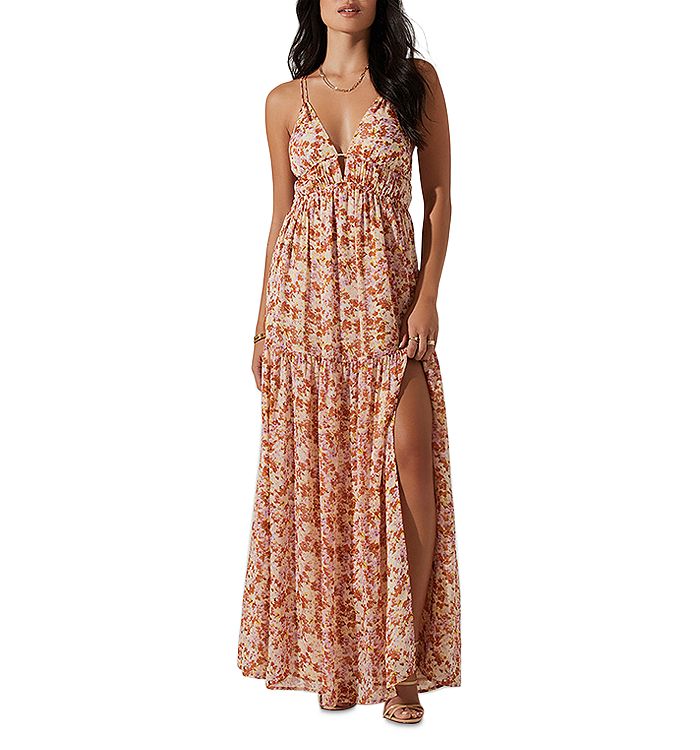 ASTR the Label Ryliana Floral Print Maxi Dress | Bloomingdale's